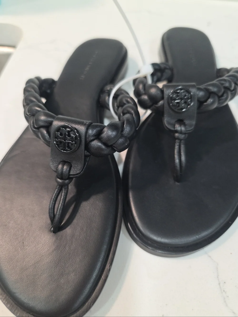 Tory Burch Braided Benton Leather Thong Sandal size 5.5 - Picture 8 of 8
